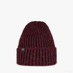 Czapka BUFF Knitted & Fleece Hat Kim. Brązowe czapki męskie Buff, bez wzorów, sportowe. W wyprzedaży za 157.15 zł.