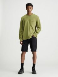 Calvin Klein Szorty dżinsowe w kolorze czarnym rozmiar: W30. Czarne szorty męskie CALVIN KLEIN, z jeansu, bez kołnierzyka. Za 149.95 zł.