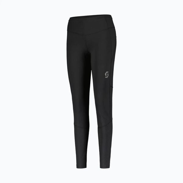 Legginsy do biegania damskie SCOTT Endurance Full Tights. Czarne legginsy damskie Scott, s, bez wzorów, z elastanu, do biegania. Za 329.99 zł.