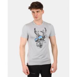 T-shirt tecnica da uomo Kilpi LISMAIN-M. Szare t-shirty męskie Kilpi, m, bez wzorów, bez kołnierzyka. Za 153.53 zł.