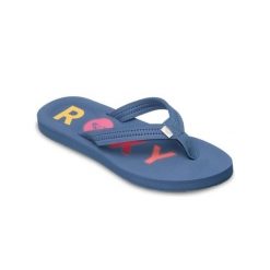 Sandały dla Kobiety VISTA Niebieski. Niebieskie sandały damskie Roxy, bez wzorów, bez obcasa. Za 109.99 zł.