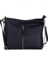 Mia Tomazzi Skórzana torebka "Alerami" w kolorze granatowym - 30 x 25 x 10 cm rozmiar: onesize. Niebieskie torebki klasyczne damskie Mia Tomazzi, bez wzorów, z materiału, bez dodatków. Za 272.95 zł.