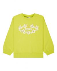 Bluza dla Dziewczynki MORNING HIKE TERRY Zielony. Zielone bluzy bez kaptura damskie Roxy, m, z bawełny. Za 104.99 zł.