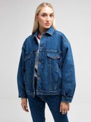 BIG STAR Kurtka dżinsowa w kolorze niebieskim rozmiar: XS. Niebieskie kurtki damskie Big Star, xs, bez wzorów, bez kaptura. Za 277.99 zł.