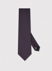 PAKO LORENTE – Bordowy krawat wewzór. Czerwone krawaty i muchy męskie Pako Lorente, bez wzorów, z poliesteru, biznesowe. Za 99.99 zł.