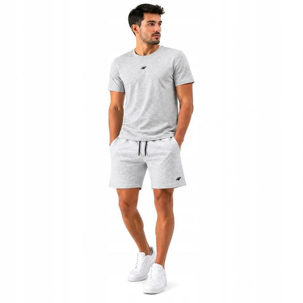 4F T-SHIRT MĘSKI +SPODENKI KOMLET ZSTAW SPORTOWY NA CO DZIEŃ XXL SS26. Szorty sportowe męskie 4f, m, bez wzorów, z bawełny, bez kołnierzyka. Za 144.98 zł.