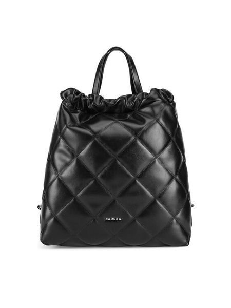 Badura Torebka JH5021-BR Czarny. Czarne torebki klasyczne damskie Badura, bez wzorów, z tworzywa sztucznego, bez dodatków. Za 279.99 zł.