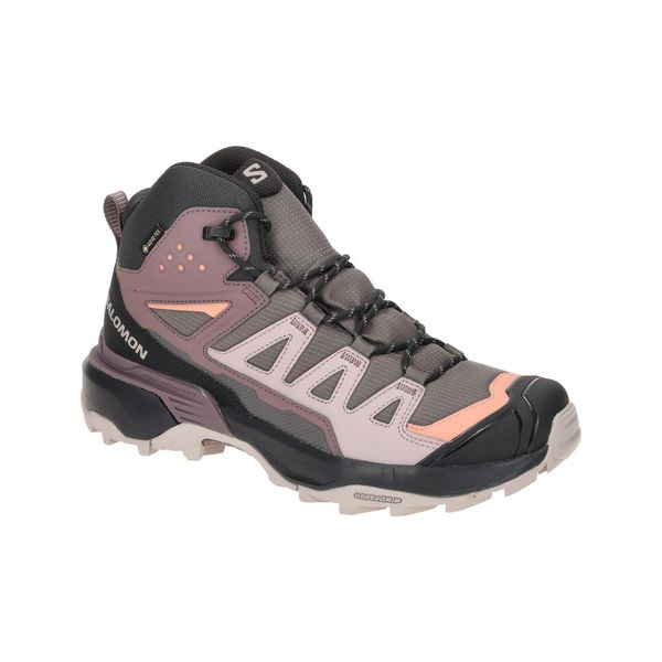 Buty trekkingowe damskie Salomon X Ultra Mid 360 Gtx Gore-tex. Szare obuwie do biegania damskie Salomon. Za 698.00 zł.