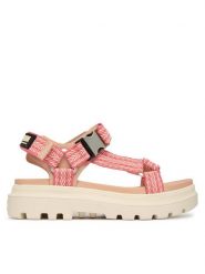 Palladium Sandały Pallacruisestrapwo 94708-619-M Różowy. Czerwone sandały damskie Palladium, bez wzorów, z materiału, bez obcasa, na płaskiej podeszwie. Za 399.99 zł.