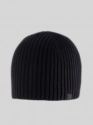 4F Czapka zimowa męska - czarna Uniwersalny. Czarne czapki męskie 4f, na zimę, bez wzorów, z bawełny, klasyczne. Za 59.99 zł.