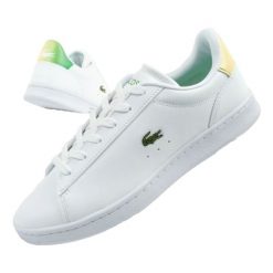 Buty Lacoste Carnaby 749SUJ0002082 białe. Białe buty sportowe na co dzień damskie bez wzorów, ze skóry ekologicznej. W wyprzedaży za 466.89 zł.