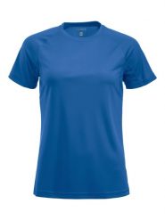 Clique Premium Active-T Women sportowa koszulka z poliestru – royal blue. Niebieskie bluzki sportowe damskie CLIQUE, s, bez wzorów, z poliesteru, bez ramiączek. Za 123.82 zł.
