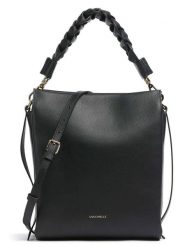 COCCINELLE Skórzana torebka w kolorze czarnym - 23 x 27 x 10 cm rozmiar: onesize. Czarne torebki klasyczne damskie Coccinelle, bez wzorów, z materiału, bez dodatków. Za 1,106.96 zł.