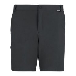Męskie Spodenki Podróżne Odstraszające Owady. Fioletowe szorty męskie Regatta, bez wzorów, sportowe. Za 181.99 zł.