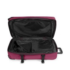 Torba na kółkach Eastpak Tranverz L. Czerwone torebki klasyczne damskie Eastpak, bez wzorów, z materiału, bez dodatków. Za 810.70 zł.