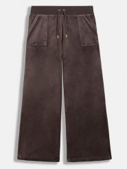 Juicy Couture Spodnie dresowe w kolorze brązowym rozmiar: M. Brązowe spodnie dresowe damskie Juicy Couture, m, bez wzorów, z dresówki. Za 148.61 zł.