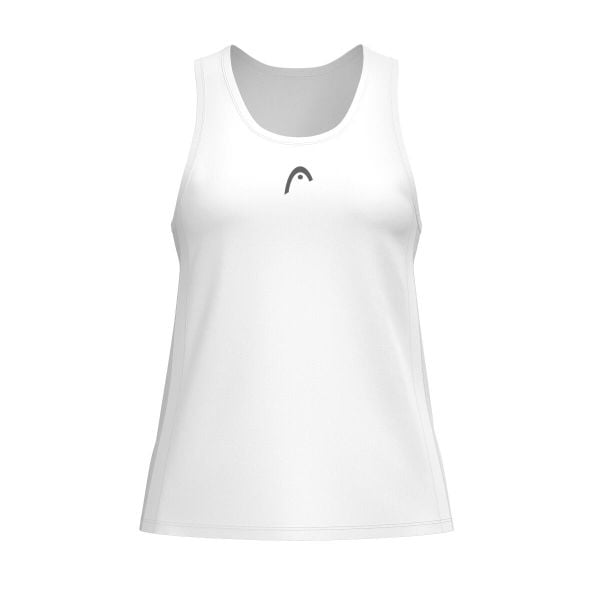 Damski tank top Head Club 25 Tech. Białe topy damskie HEAD, xs, bez wzorów, bez kołnierzyka. W wyprzedaży za 135.00 zł.