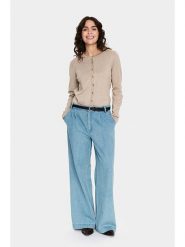 SAINT TROPEZ Kardigan w kolorze beżowym rozmiar: L. Brązowe kardigany damskie Saint Tropez, l, bez wzorów. Za 73.93 zł.