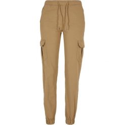 Spodnie cargo wysoka talia kobiety Urban Classics. Czarne spodnie sportowe damskie Urban Classics, m, z bawełny, do biegania. Za 283.50 zł.