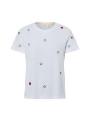 Nümph Koszulka - NUShellpa Kobiety Bawełna (100%) biały, M. Białe t-shirty damskie Nümph, m, bez wzorów, z bawełny, bez kołnierzyka. Za 139.95 zł.