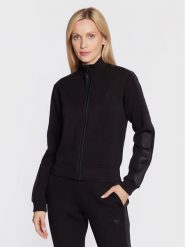 Guess Bluza Allie V2YQ17 K7UW2 Czarny Regular Fit. Czarne bluzy bez kaptura damskie Guess, l, z wiskozy. Za 239.99 zł.
