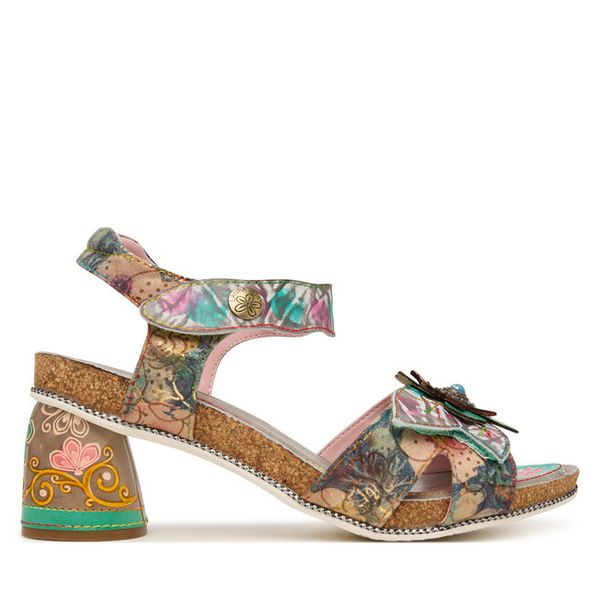 Sandały Laura Vita. Sandały damskie Laura Vita, bez wzorów, bez obcasa, na słupku. Za 439.99 zł.