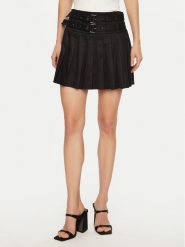 Guess Spódnica mini W5RD75 WGXM2 Czarny Regular Fit. Czarne spódniczki damskie Guess, l, z aplikacjami, z syntetyku, mini. Za 259.99 zł.