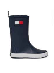Tommy Hilfiger Kalosze T3XC-33923-0047 M Granatowy. Niebieskie kalosze chłopięce Tommy Hilfiger. Za 159.99 zł.
