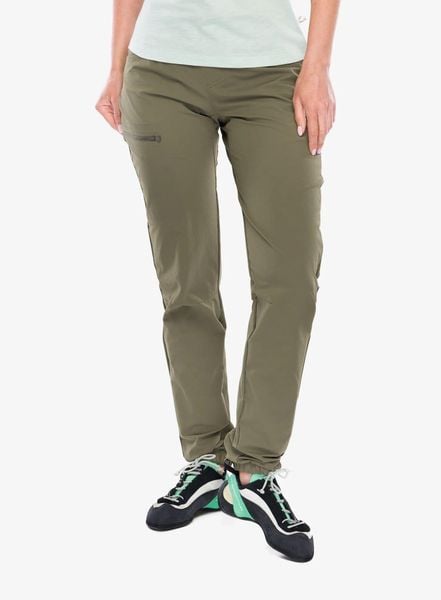 Spodnie wspinaczkowe damskie Edelrid Radar Pants II. Zielone spodnie materiałowe damskie EDELRID, bez wzorów, z materiału. Za 383.89 zł.