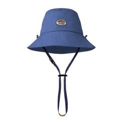 Czapka z daszkiem BUFF PLAY BOONEY HAT RAZ SLATE. Niebieskie czapki męskie Buff, bez wzorów, sportowe. Za 129.90 zł.