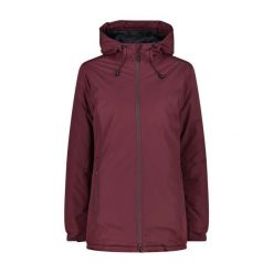 Kurtka damska z kapturem ripstop CMP. Czerwone kurtki damskie CMP, bez wzorów, z kapturem. Za 469.50 zł.