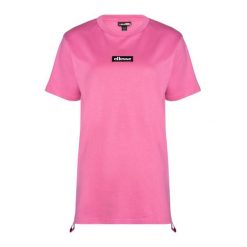 Koszulka sportowa damska Ellesse Noco. Czerwone bluzki sportowe damskie Ellesse, m, bez kołnierzyka, bez ramiączek. Za 79.99 zł.