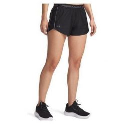 Spodenki damskie Under Armour Tech Play Up. Czarne szorty damskie Under Armour, bez wzorów, sportowe. Za 97.14 zł.