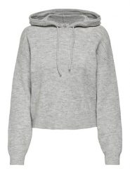 JDY Bluza w kolorze szarym rozmiar: M. Szare bluzy z kapturem damskie JDY, m, prążkowane. Za 79.03 zł.