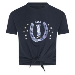 Koszulka damska Imperial Riding Star. Niebieskie bluzki sportowe damskie IMPERIAL RIDING, bez kołnierzyka, bez ramiączek. Za 143.00 zł.