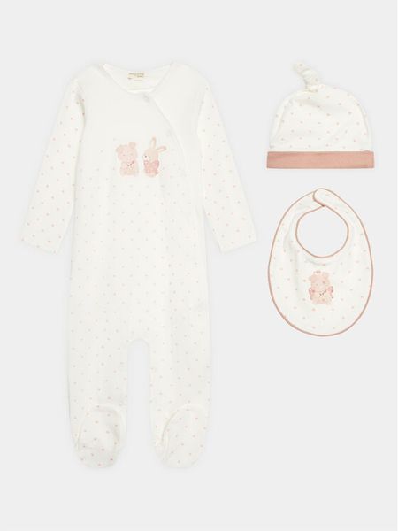 Mayoral Śpiochy 9.360 Écru Regular Fit. Body niemowlęce Mayoral, z bawełny, bez ramiączek. Za 129.99 zł.