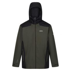 Kurtka trekkingowa wodoodporna męska Thornridge II ocieplana. Niebieskie kurtki męskie Regatta, l, bez wzorów, z puchu, bez kaptura. W wyprzedaży za 199.99 zł.