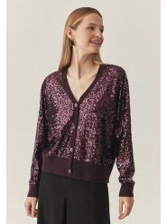 TATUUM Kardigan "Gloss" w kolorze bordowym rozmiar: XXL. Czerwone kardigany damskie Tatuum, xxl, bez wzorów. Za 162.49 zł.