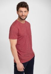 T-shirt z kieszonką T-MEIL. Czerwone t-shirty męskie Volcano, na lato, l, bez wzorów, z bawełny, bez kołnierzyka. Za 69.99 zł.
