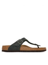 Birkenstock Japonki Gizeh 1032738 Zielony ciemny. Zielone klapki i japonki męskie Birkenstock, ze skóry. Za 549.99 zł.