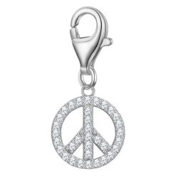 Glanzstücke München Charm Peace Srebro wysokiej próby Srebrny Naszyjniki 1 ct Damski. Szare naszyjniki damskie Glanzstücke München, srebrne. Za 129.99 zł.