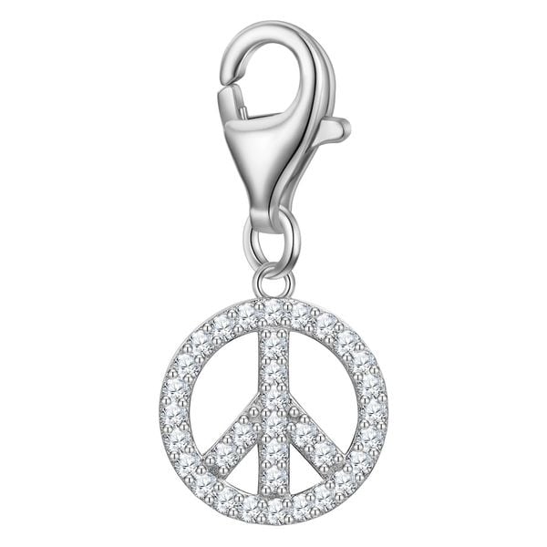 Glanzstücke München Charm Peace Srebro wysokiej próby Srebrny Naszyjniki 1 ct Damski. Szare naszyjniki damskie Glanzstücke München, srebrne. Za 129.99 zł.