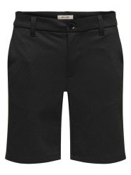 ONLY & SONS Szorty chino "Onsthor" w kolorze czarnym rozmiar: L. Czarne szorty męskie Only & Sons, bez wzorów. Za 90.95 zł.