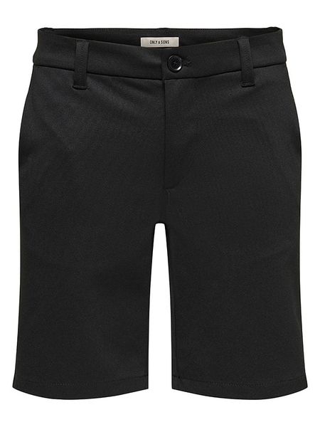 ONLY & SONS Szorty chino "Onsthor" w kolorze czarnym rozmiar: L. Czarne szorty męskie Only & Sons, bez wzorów. Za 94.95 zł.