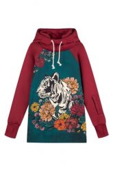 Bluza outdoorowa z kapturem damska DEEP TRIP Alex softshell. Czerwone bluzy sportowe damskie DEEP TRIP, m, bez wzorów, z bawełny, z kapturem. Za 499.00 zł.