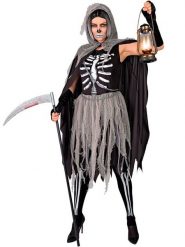 Widmann Kostium "Grim reaper" w kolorze czarno-szarym rozmiar: L. Czarne stroje jednoczęściowe damskie Widmann, l, bez wzorów. Za 95.69 zł.