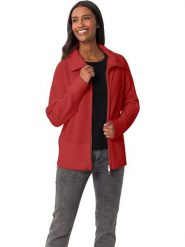 Heine Kardigan w kolorze czerwonym rozmiar: 40. Czerwone kardigany damskie Heine, bez wzorów, z bawełny. Za 82.64 zł.