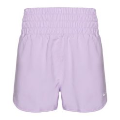 Spodenki damskie Nike One Dri-Fit Ultra High-Waisted 3". Czerwone szorty damskie Nike, bez wzorów. Za 139.99 zł.
