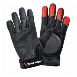 Rękawiczki do longboardu TEMPISH Red Devil. Czarne rękawiczki męskie Tempish, bez wzorów, ze skóry. Za 229.00 zł.