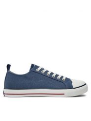 Gap Trampki Houston Cvs M GAL001F5TMCRMBGP Niebieski. Niebieskie trampki i tenisówki męskie GAP, bez wzorów, z materiału, bez zapięcia. Za 319.99 zł.